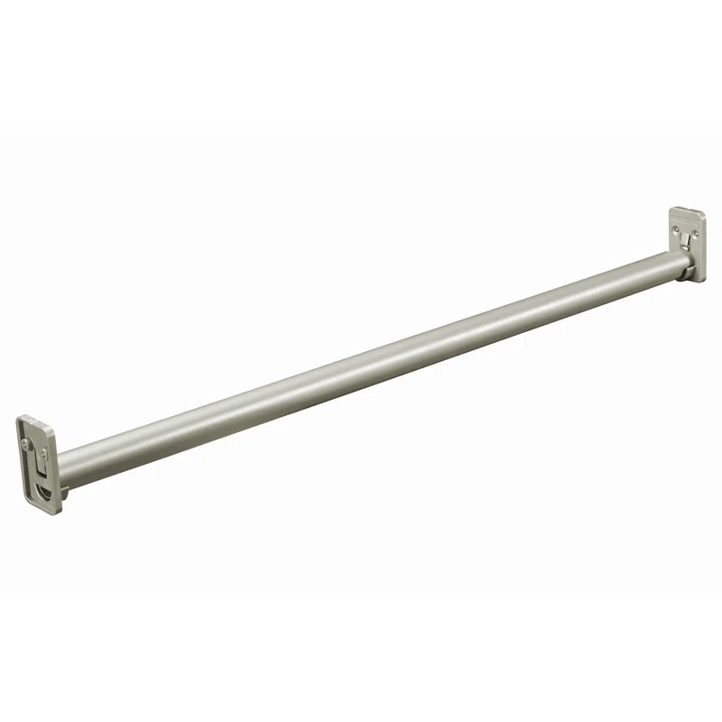 ClosetMaid Impressions 30 in. - 48 in. Satin Nickel Adjustable Teardrop Closet Rod