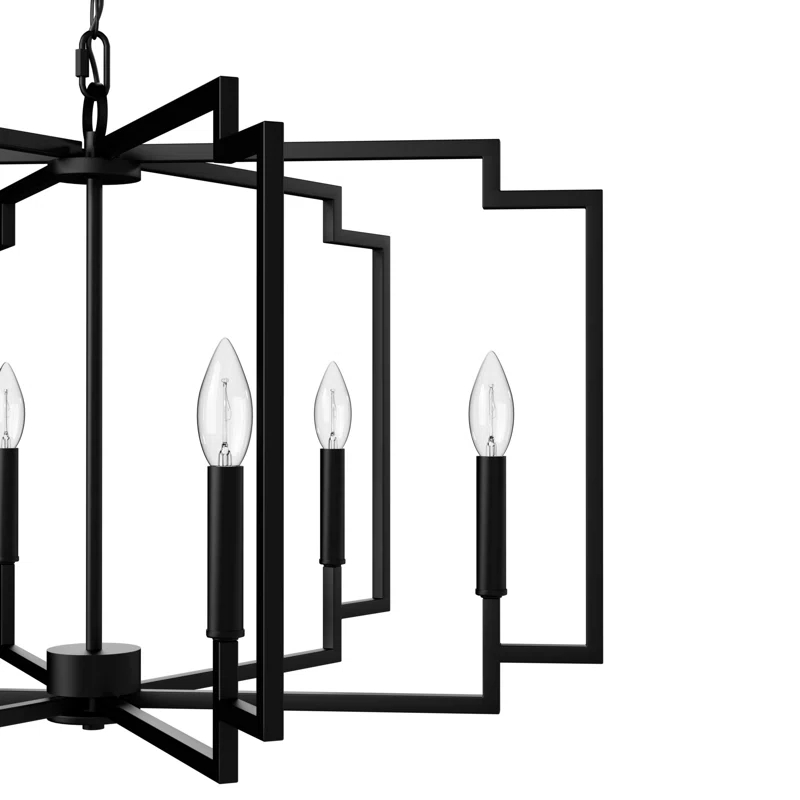 Hunter Fan Hunter 30 Inch Zoanne 6 Light Chandelier Ceiling Light Fixture