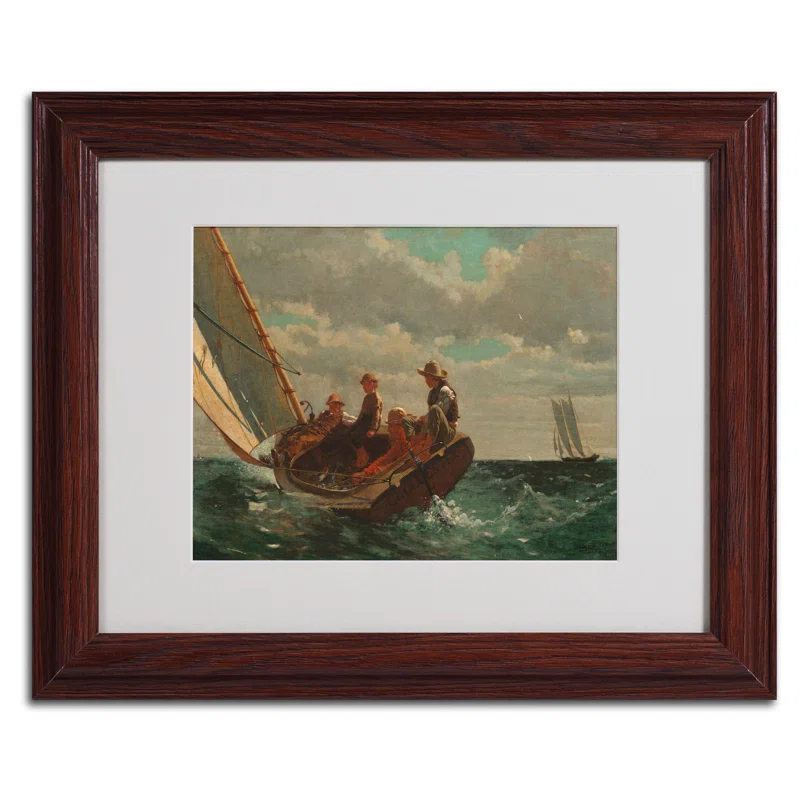 Vault W Artwork " Breezing Up (A Fair Wind) " by Winslow Homer