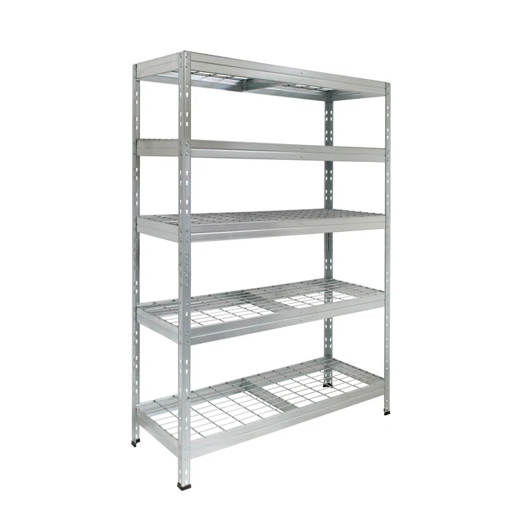 AR SHELVING Ar Shelving 5-Tier Galvanized Steel Garage Storage Shelving Unit in Silver with Wire Racks (35.4 in. W x 71 in. H x 18 in. D) NSF Certified