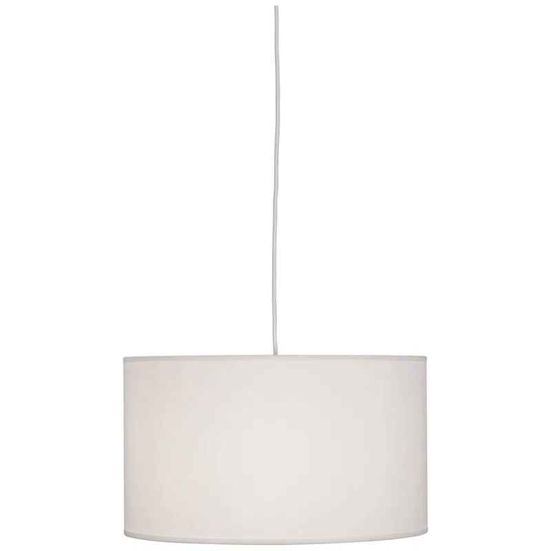 Elena 1 - Light Painted White Single Pendant