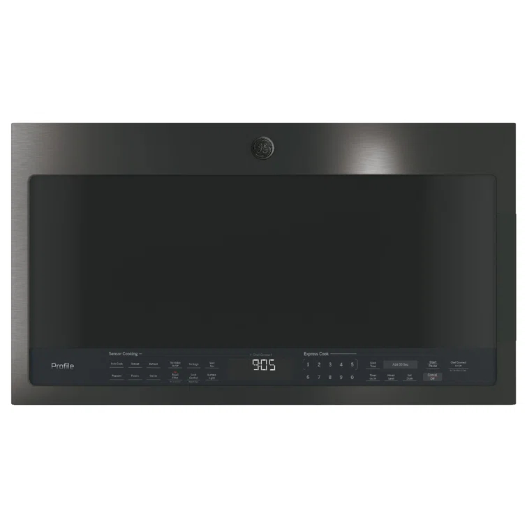 GE Profile™ 30" 2.1 Cu. Ft. Over-the-Range Convertible Microwave with Sensor Cooking PVM9005BLTS