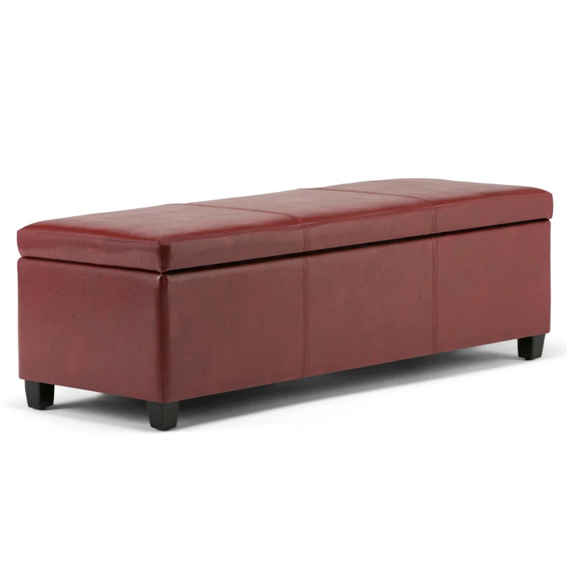 Simpli Home Avalon Storage Ottoman Bench,Assembled