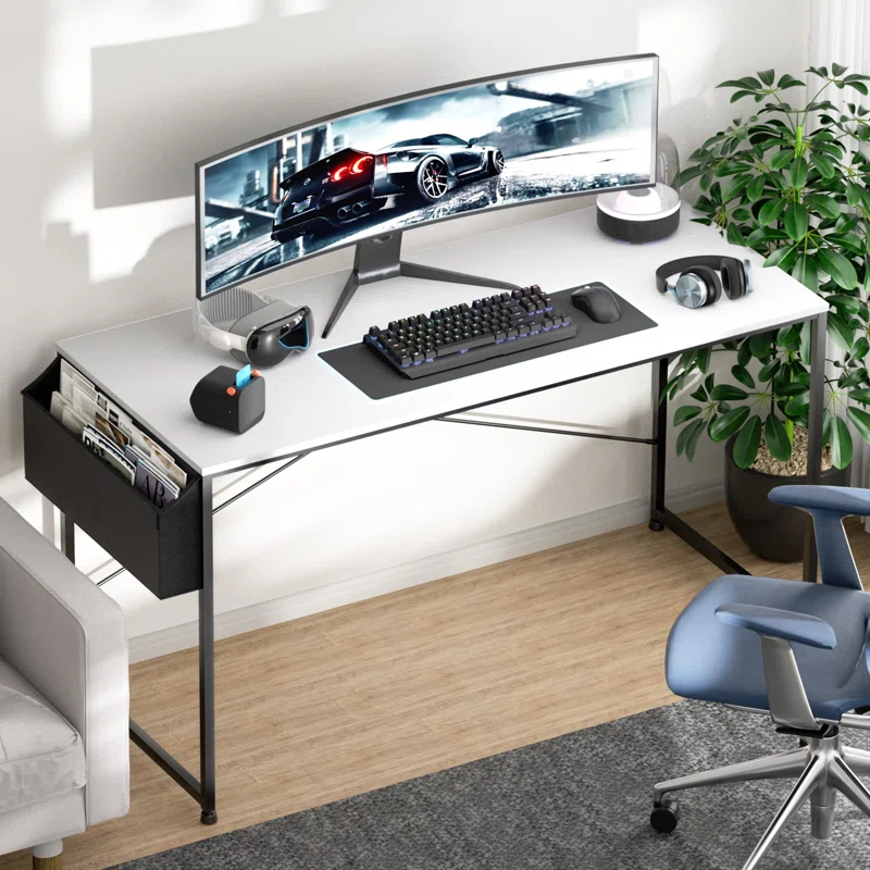 Modern Office Metal Frame Computer Desk