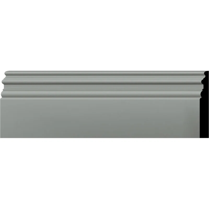 7 3/8"H x 1"P x 94 1/2"L Hillsborough Baseboard Moulding (8-Pack)