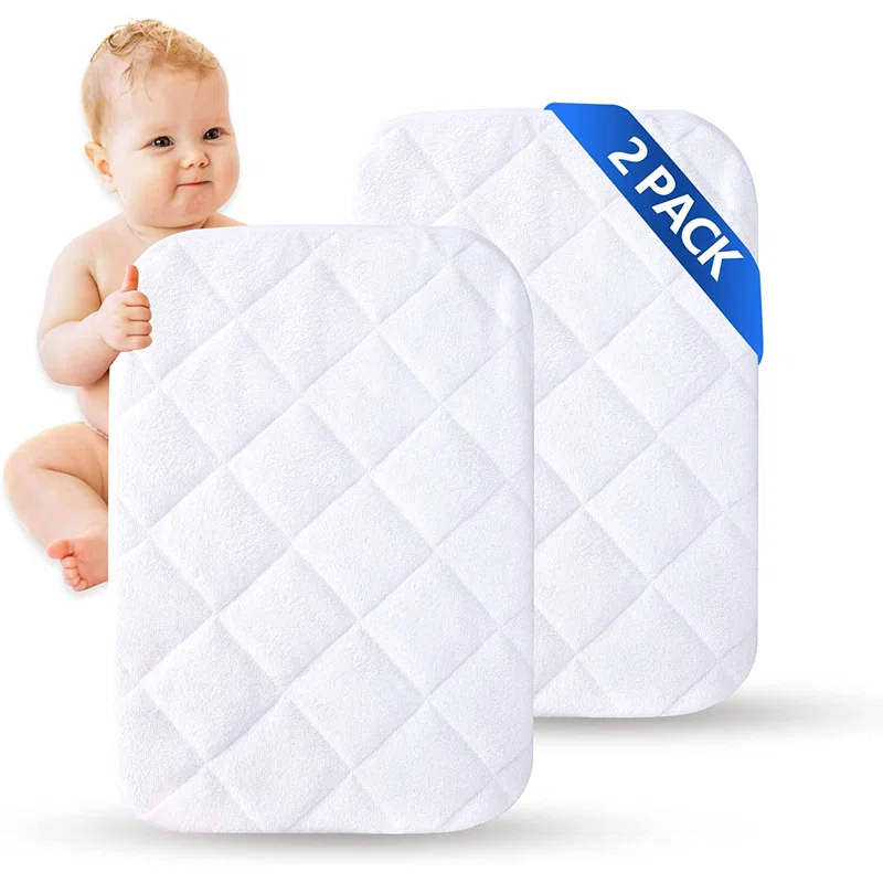 Alwyn Home Chaseburg Standard Crib/Toddler Rectangle Mattress Protector (Set of 2)