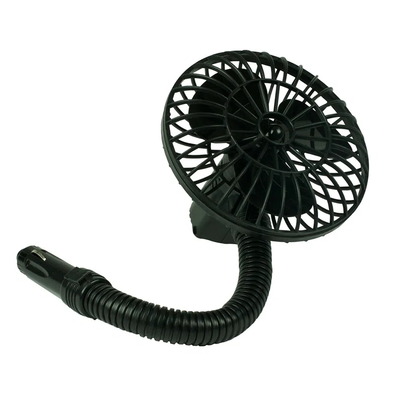 Koolatron 12V 5.6" Oscillating Car Fan
