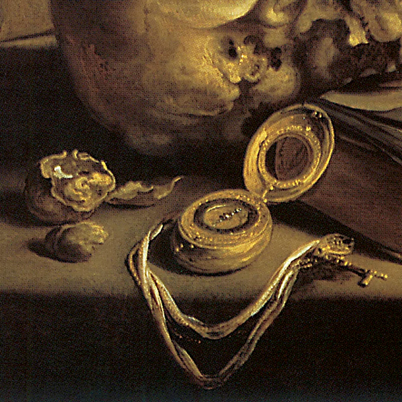 Vault W Artwork " A Vanitas Still Life, 1645 " by Pieter Claesz