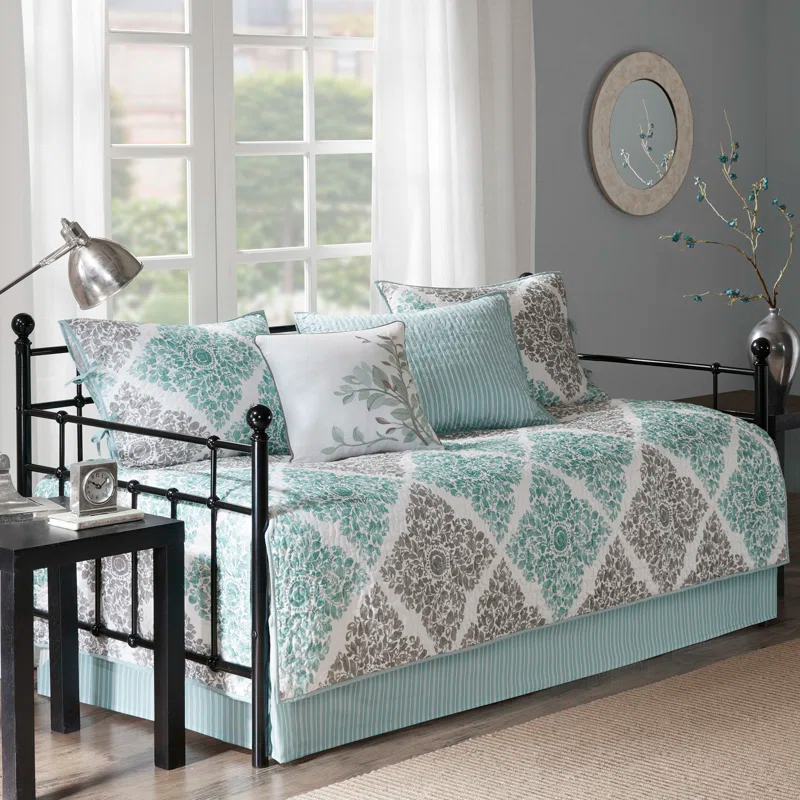 Madison Park Claire 6 Piece Reversible Daybed Cover Set & Reviews | Wayfair