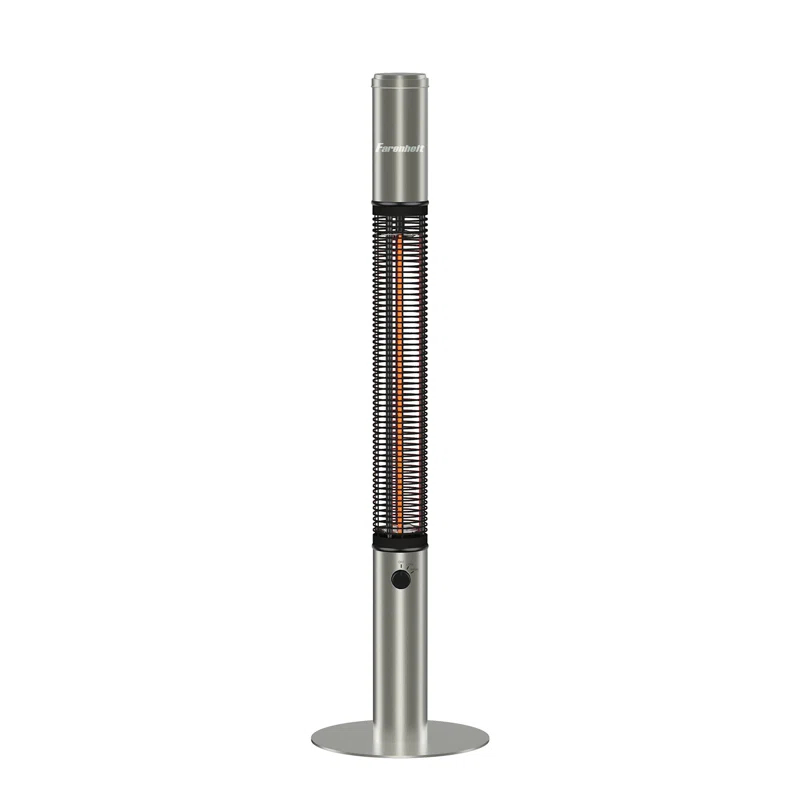 59" 1500 Watt Electric Standing Patio Heater