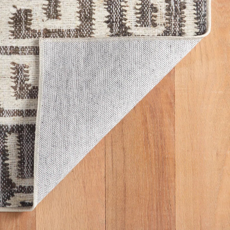 Dash and Albert Rugs Auricula Natural Machine Washable Rug