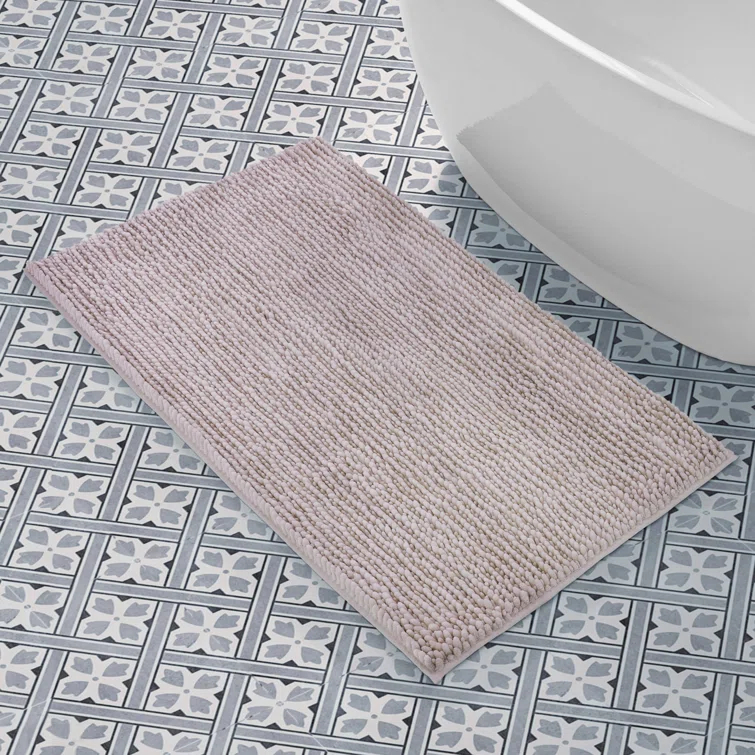 Laura Ashley Laura Ashley Butter Chenille Bath Rug