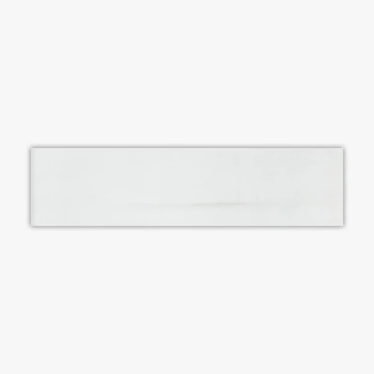 Bianco Dolomiti 3" x 12" Marble Wall & Floor Tile Subway