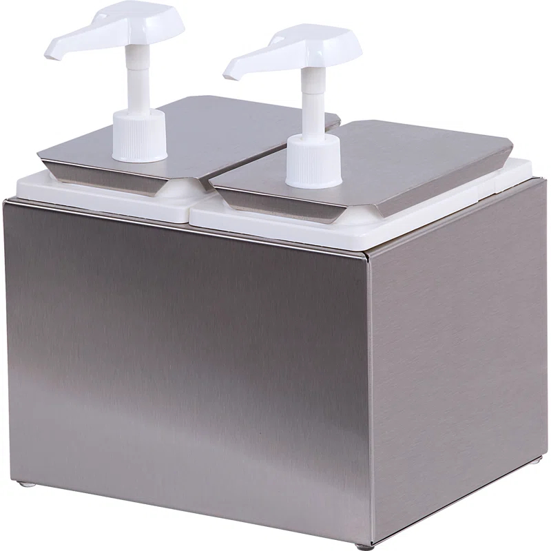 Carlisle Food Service Products Carlisle Food Service Products Stainless Steel Condiment Dispenser & Holder Buffet Accessory