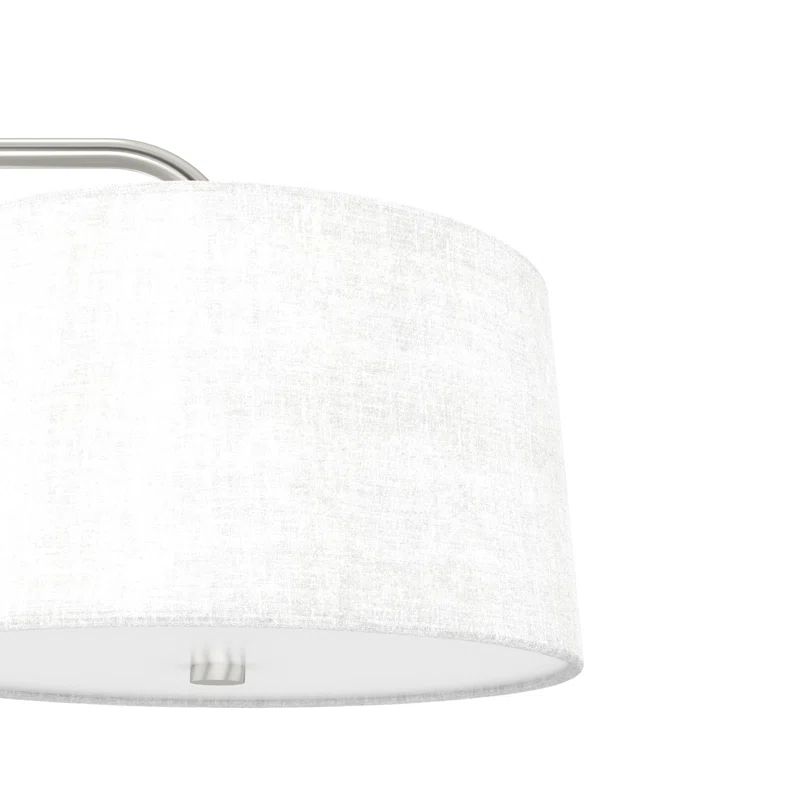 Cottage Hill 6 - Light Kitchen Island Shaded Linear Chandelier