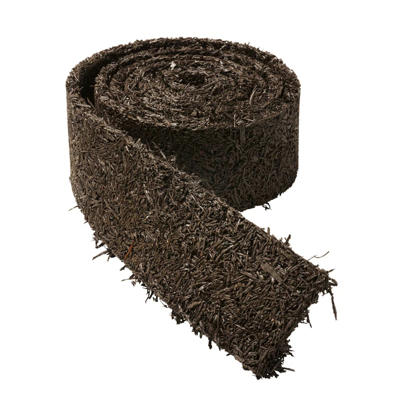 Evergreen Enterprises, Inc Perma Mulch Recycled Rubber Garden Border Edging, 120" L