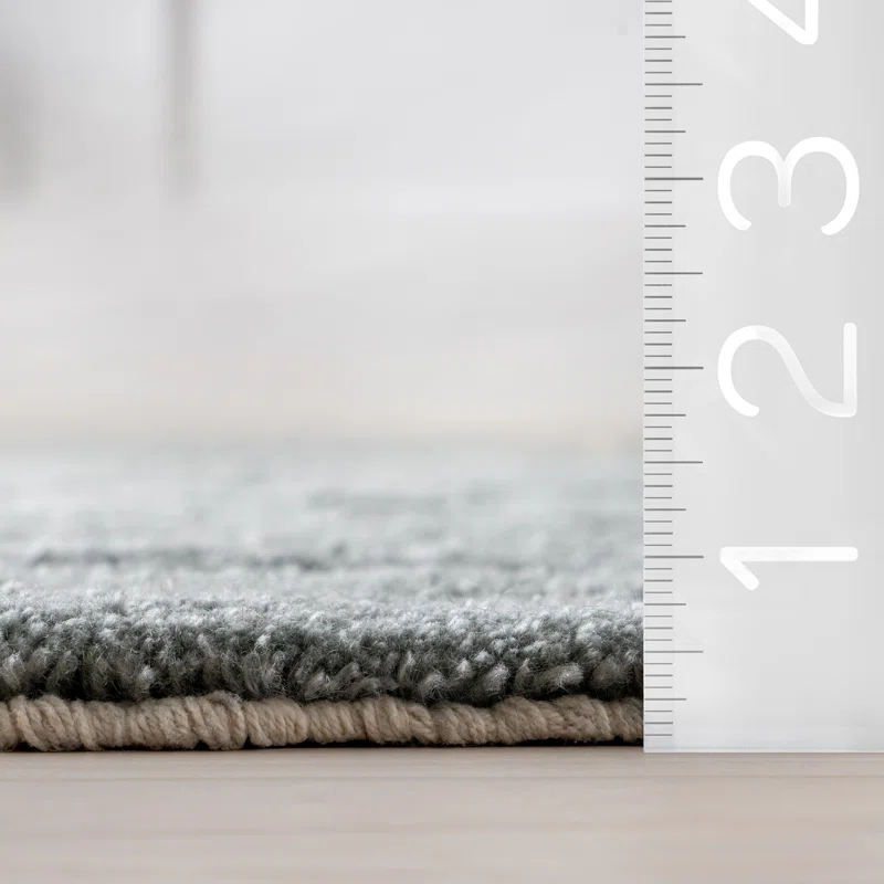 Ebern Designs Merrick Tasseled Wool Area Rug