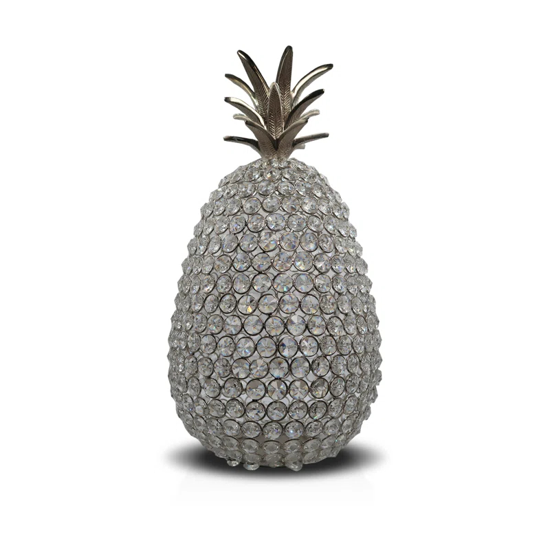 Godinger Silver Art Co Glam Fruit Pineapple Sculpture Décor