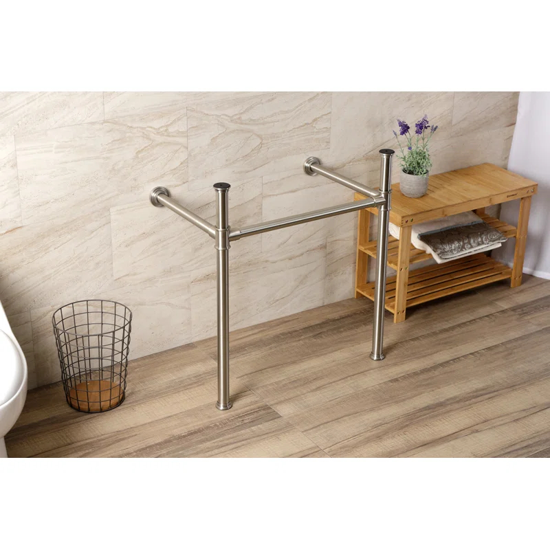 Kingston Brass Fauceture Stainless Steel Console Sink Legs