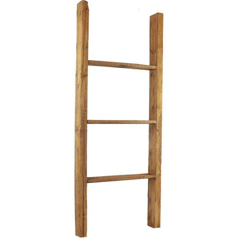 Ekena Millwork Vintage Farmhouse Rung Decorative Ladder