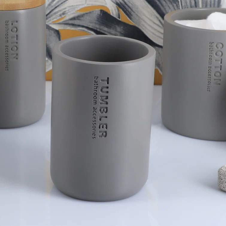 Evideco Bathroom Tumbler / Toothbrush Holder Willis Collection