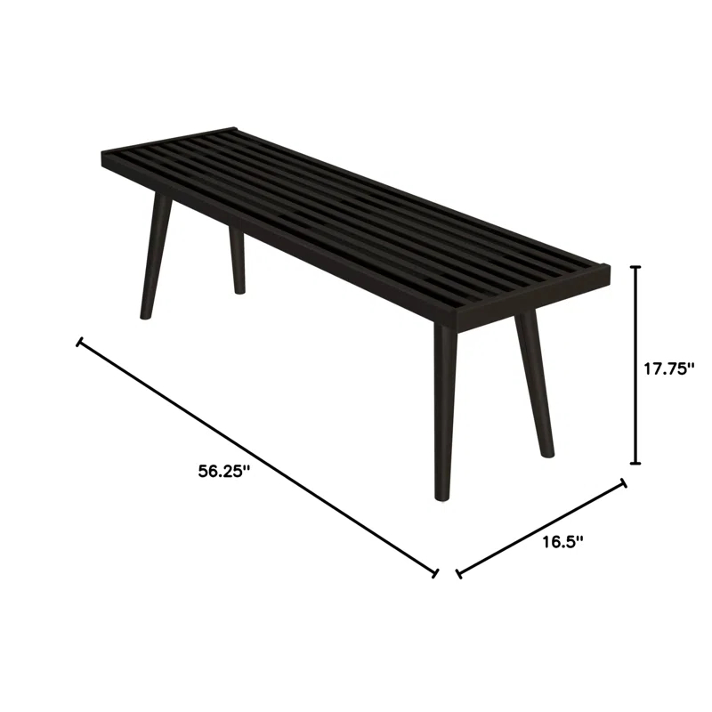 Corrigan Studio® Mid-Century Modern Square Bench