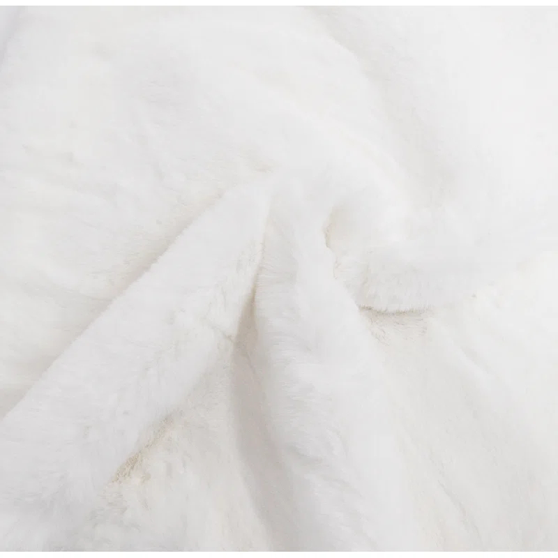 Home Soft Things Heavy Faux Fur Throw Pillow Cover (Set of 2)