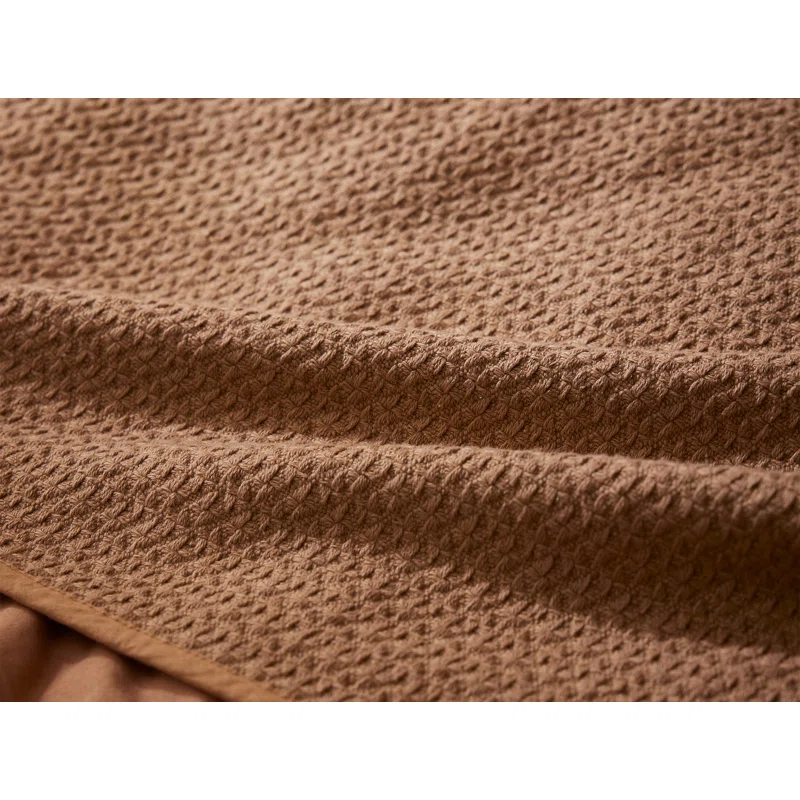 Coyuchi Honeycomb Hand Woven Throw Blanket