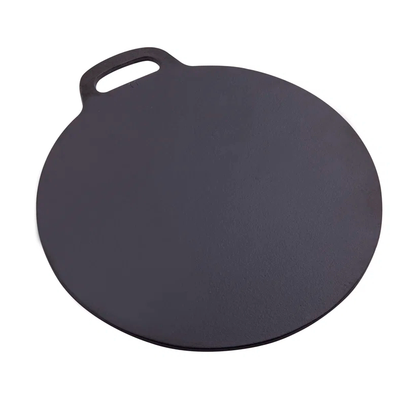 Victoria Victoria Cast Iron Round Reversible Griddle, Seasoned