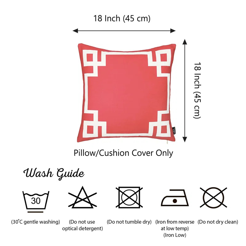 Apolena Albion Geometric Reversible Pillow Cover (Set of 2)