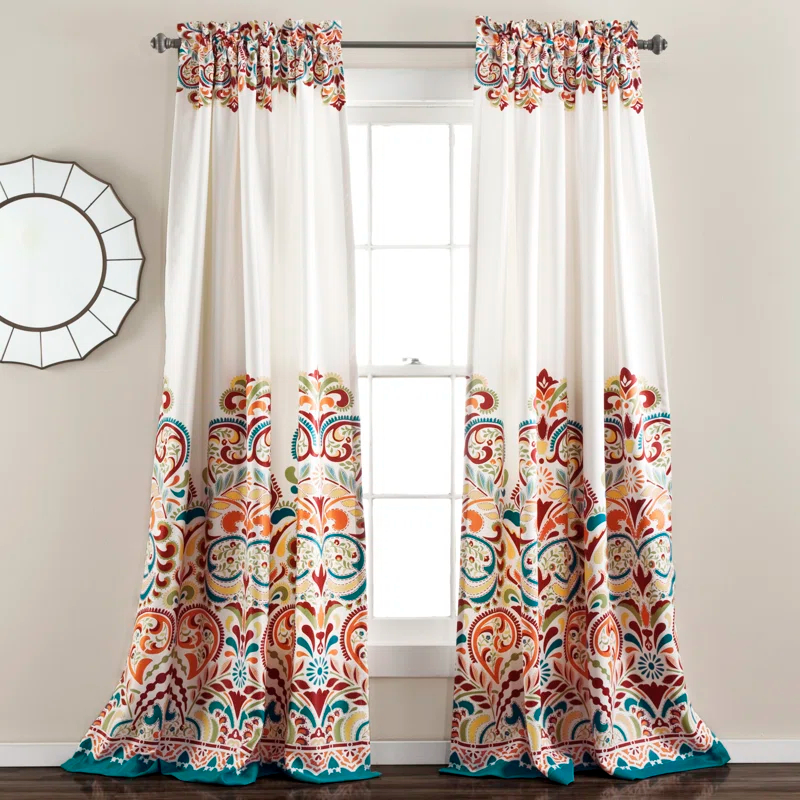 Lush Decor Polyester Room Darkening Curtain Pair (Set of 2)