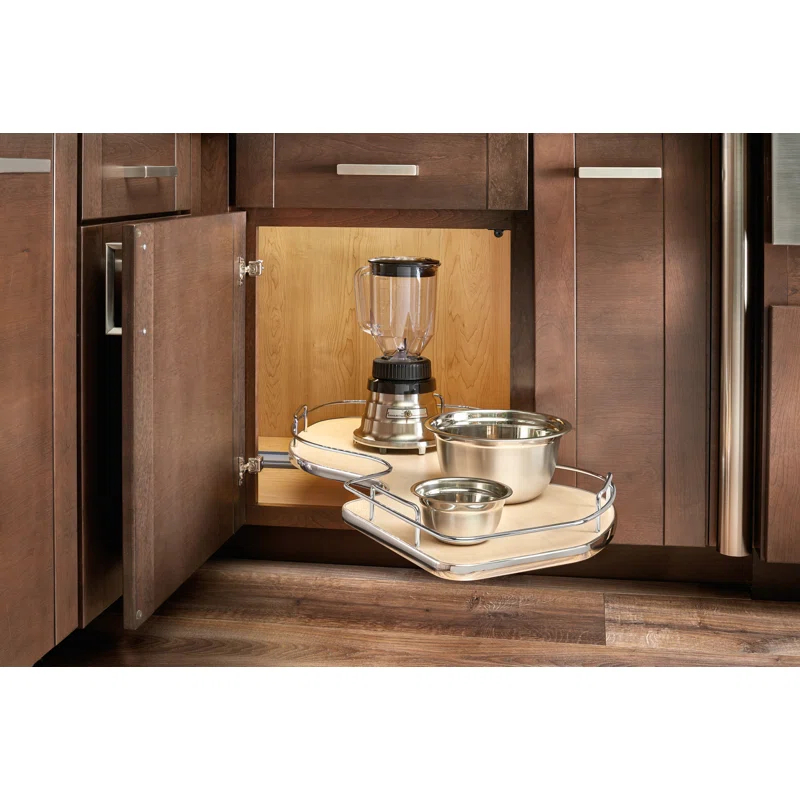 Rev-A-Shelf Contemporary Cloud Blind Corner Organizer for Blind Left Cabinet