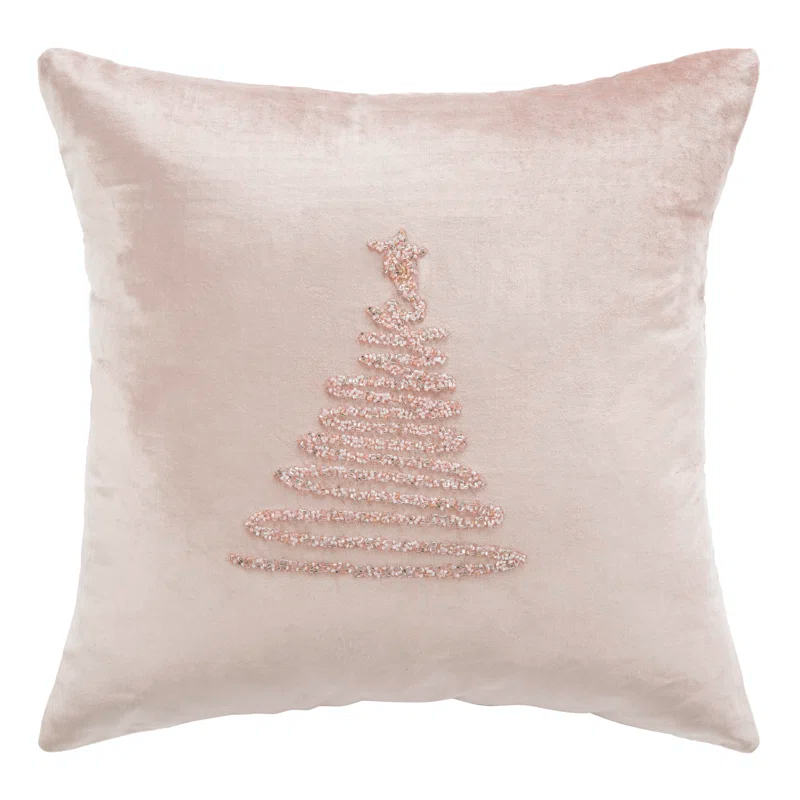 Safavieh Appliqued Cotton Throw Pillow