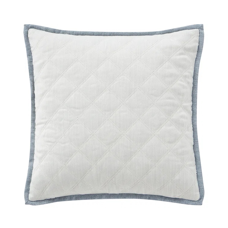 Waterford Bedding Florence Embroidered Reversible Throw Pillow