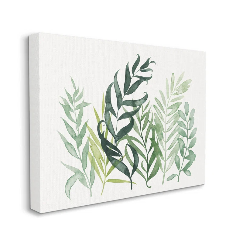 Stupell Industries " Layered Plant Leaves Botanical " by Grace Popp