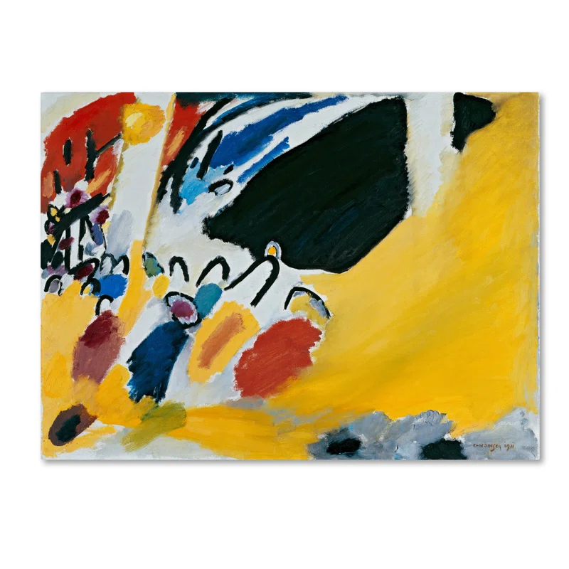 Vault W Artwork " Impression Iii " by Wassily Kandinsky