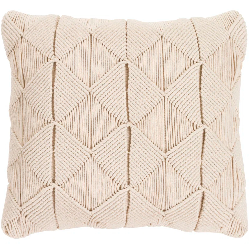 Livabliss Migramah Cotton Reversible Throw Pillow
