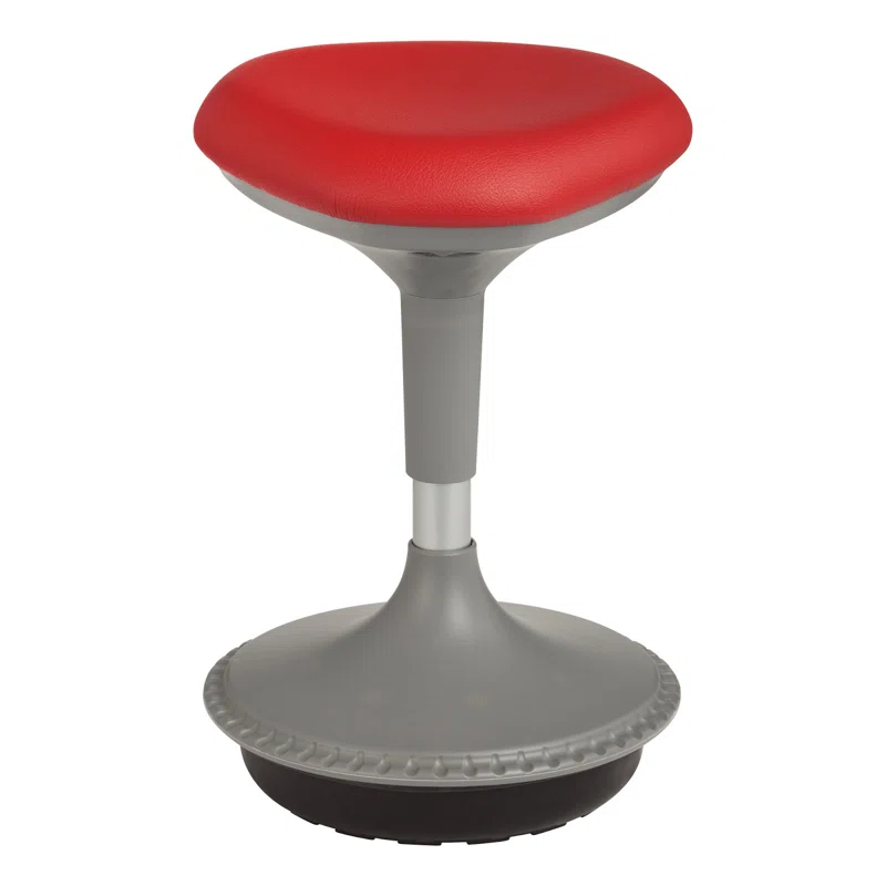 Learniture Adjustable Height Backless Foam-Padded Active Learning Stool