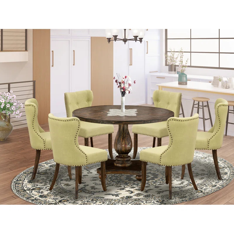 Ambermarie Pedestal Dining Set