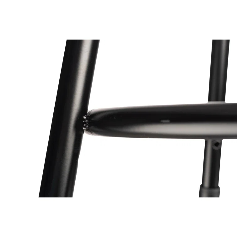 National Public Seating 6400 Series Heavy Duty Vinyl Padded Steel Lab Stool with Footing