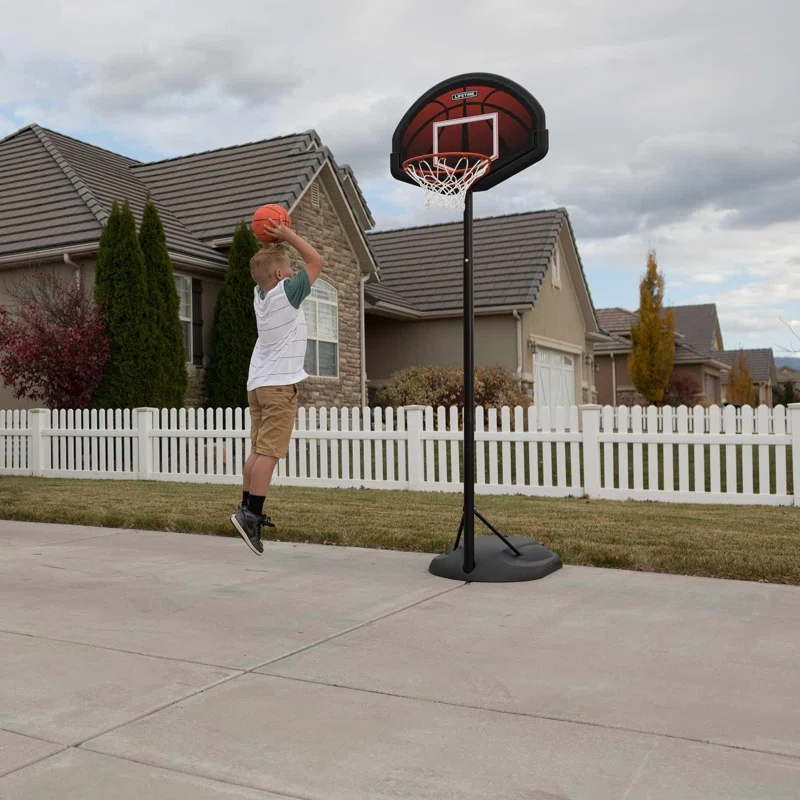 Lifetime Lifetime Height Adjustable Portable Basketball Hoop (32" Impact Backboard)