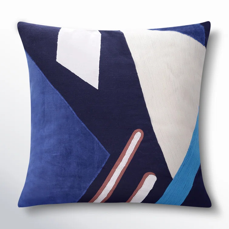 Astri Modern Patchwork Handmade Cotton Decorative Throw Pillow