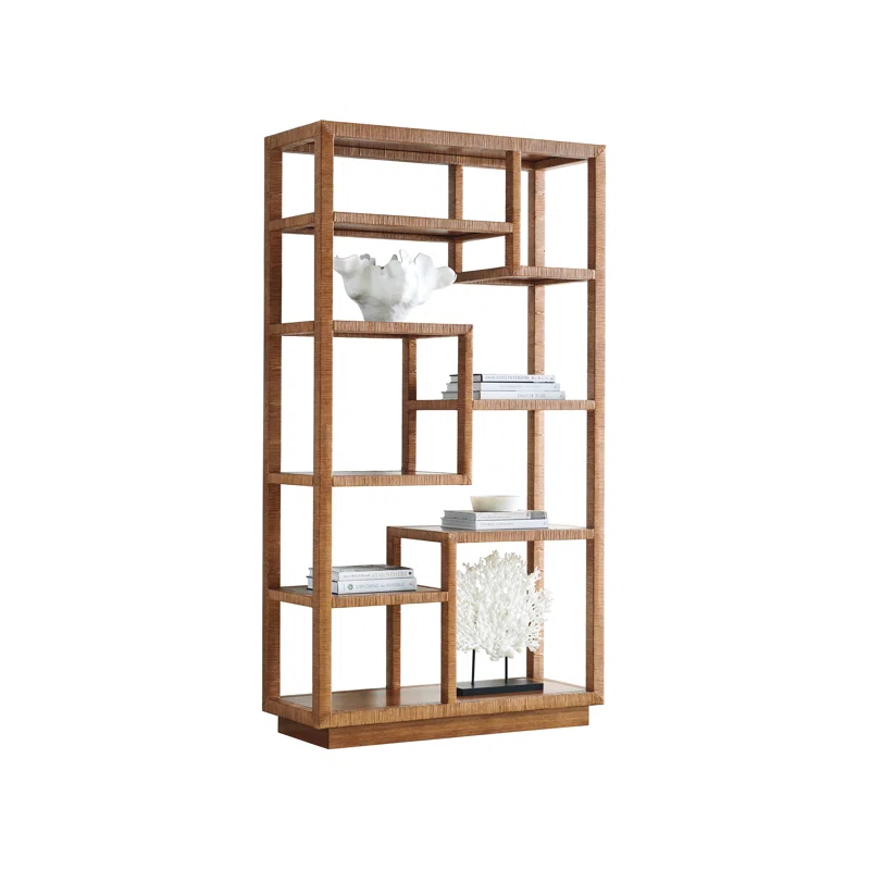 Tommy Bahama Home Palm Desert Bryce Raffia Etagere
