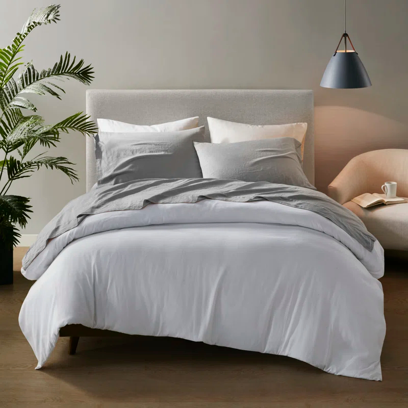 Madison Park Linen Blend 4 Piece Sheet Set