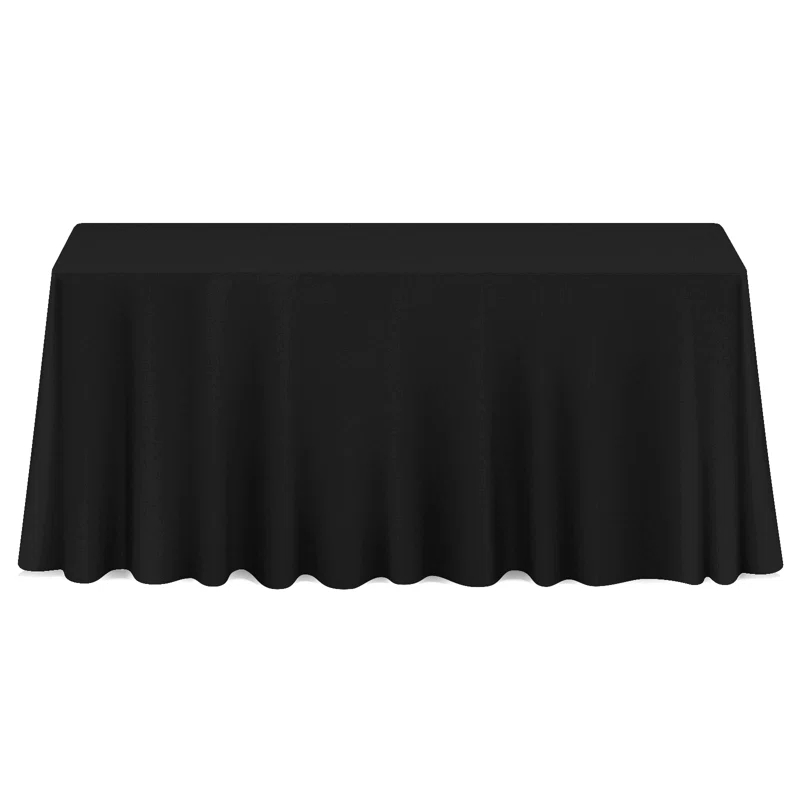 Lann's Linens Solid Color Rectangular Tablecloth