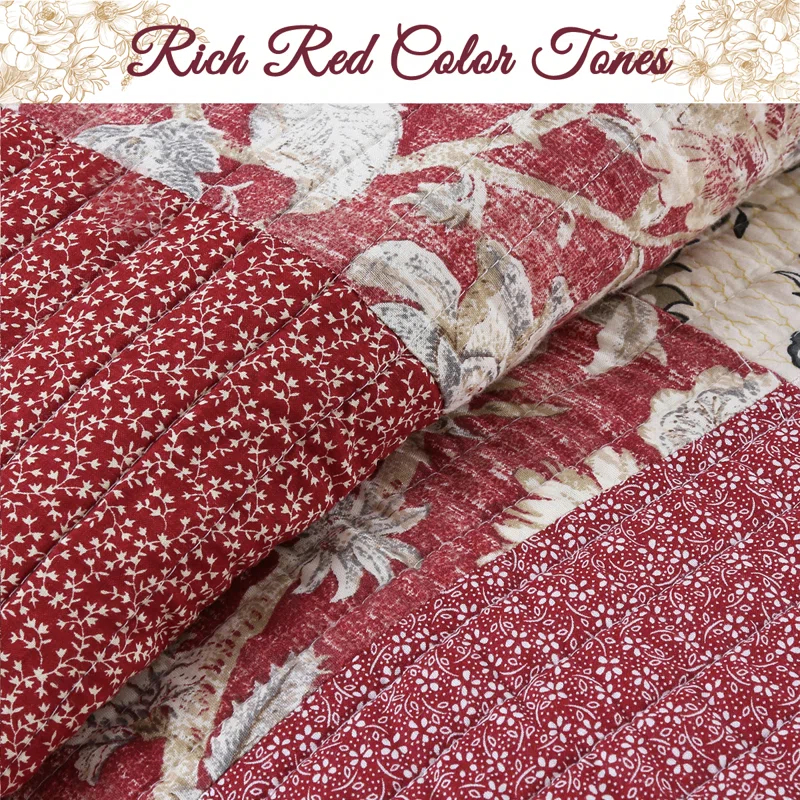 Cozy Line Home Fashion Modern & Contemporary Cotton Quilt Set