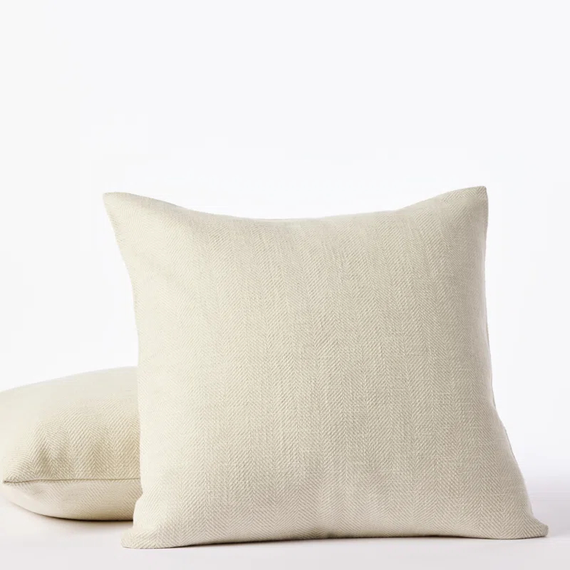 Coyuchi Canyon Organic Cotton Reversible Pillow Cover