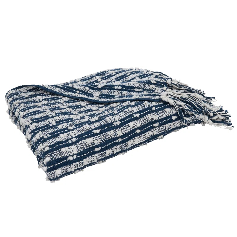 Saro Sevan Collection Hand Woven Throw Blanket