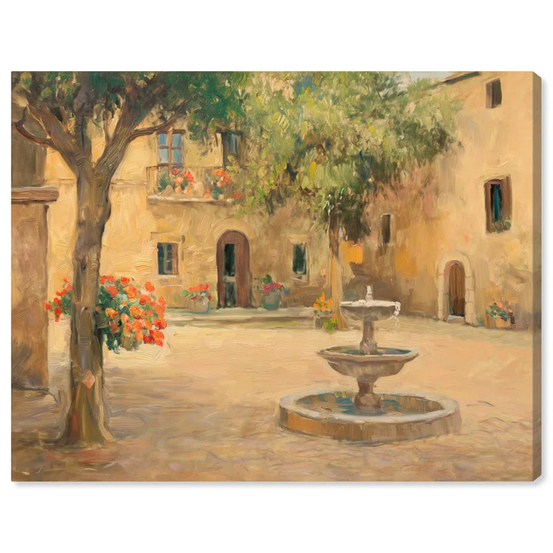 Art Remedy Historic Oasis Canvas Vintage Art Prints by Art Remedy