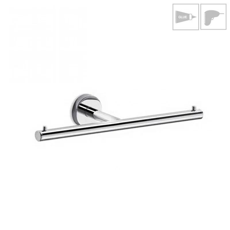 WS Bath Collections Gealuna A1025C Gealuna Wall Mounted Toilet Paper Holder